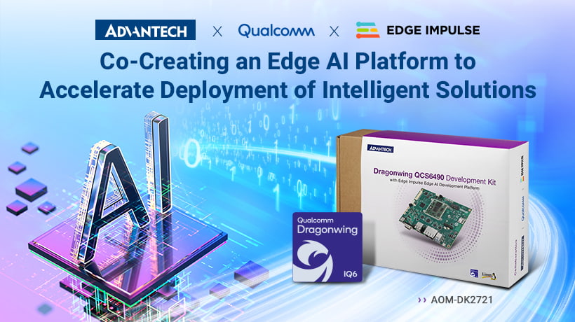 Advantech Collaborates with Edge Impulse to Accelerate Edge AI Innovation on Qualcomm Platforms